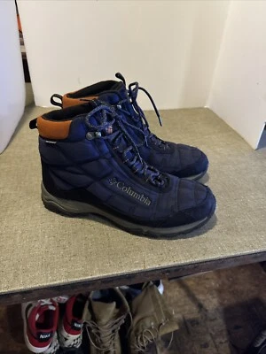 Мужские ботинки Columbia Firecamp™ размер 10,5 темно-синие водонепроницаемые - Изображение 1 из 4