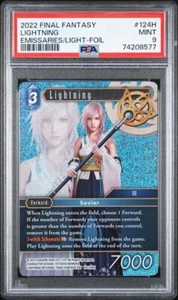 2022 Final Fantasy Emissaries of Light 124H Lightning Foil PSA 9 - Picture 1 of 2