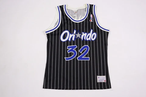 Men's Champion NBA ORLANDO MAGIC Shaquille Oneal# 32 Shirt Jersey Size M Cover
