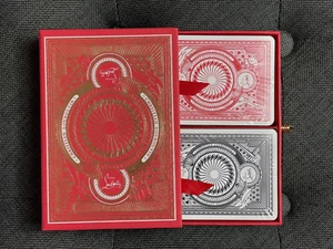 Christian Louboutin Spike Box Playing Cards 2 Decks Red Limited Edition - Picture 1 of 7