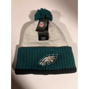 Philadelphia Eagles pom beanie with tags- - Picture 1 of 1