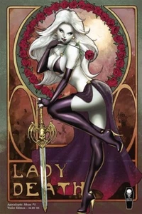 Lady Death: Apocalyptic Abyss #2 BILLY TUCCI VARIANT COVER BY COFFIN COMICS 2019 - Bild 1 von 1