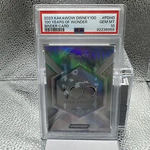 2023 Kakawow Disney 100 Binder Card  100 Years Of Wonder PSA 10 - Picture 1 of 2