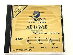 Daywind - Phillips, Craig & Dean - All is Well - accompaniment track cd - Picture 1 of 3