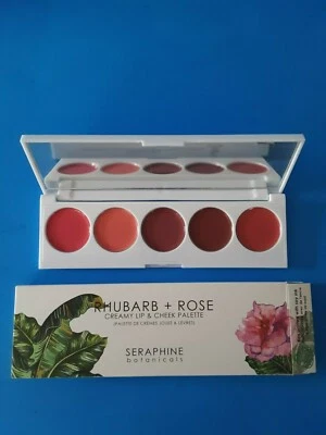 Seraphine Botanicals Rhubarb + Rose Creamy Lip and Cheek Palette - New (CM) - Image 1 of 3
