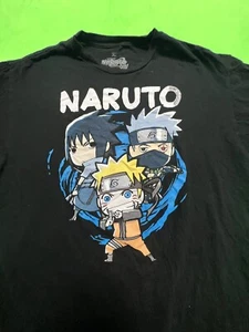Naruto Shonen Jump Black T-shirt Size Extra Large - Picture 1 of 4