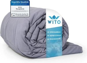 WITO Gewichtsdecke Therapiedecke Schwere Decke Schlafhilfe - 155x200cm 5kg / 8kg - Bild 1 von 12