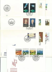 1991 Liechtenstein Envelopes FDC Year Complete 10 FDC - 22 Values MF22268 - Picture 1 of 1