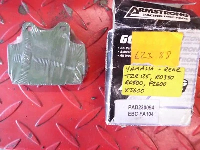 Pastillas de freno Armstrong 230094 FA104 TZR FZ FZR SRX RD350 XJ  Foto 1 de 2