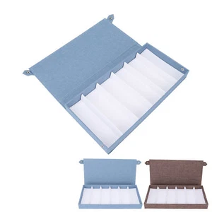 Eyeglasses Collector 6 Slots Multiple Eyeglasses Storage Case Box Organizer GEV - Picture 1 of 18