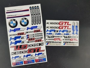 K1600GTL motorcycle HP6 decal sticker set 41 quality stickers bmw k1600 GTL red - Picture 1 of 5