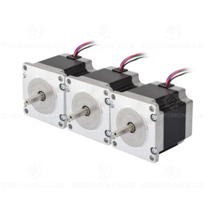 STEPPERONLINE 3PCS Nema 23 Stepper Motor 170oz.in 2.8A φ6.35mm Shaft L=56mm CNC - Picture 1 of 7