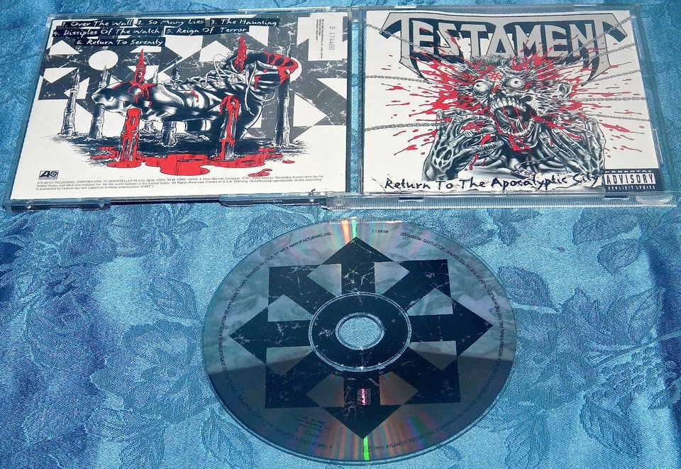 TESTAMENT RETURN TO THE APOCALYPTIC CITY (EP) CD 1993 ATLANTIC MINT DISC MUSIC - Image 1 of 1