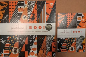 12x12 and 6x8 Halloween Scrapbook Paper Pads 36 Double Side Boo Ghost Witch Word - Imagen 1 de 24