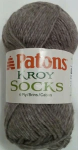 PATONS Kroy Socks Yarn Washable Wool Nylon 4ply 50g 166yd Color: Flax #56011 - Picture 1 of 6