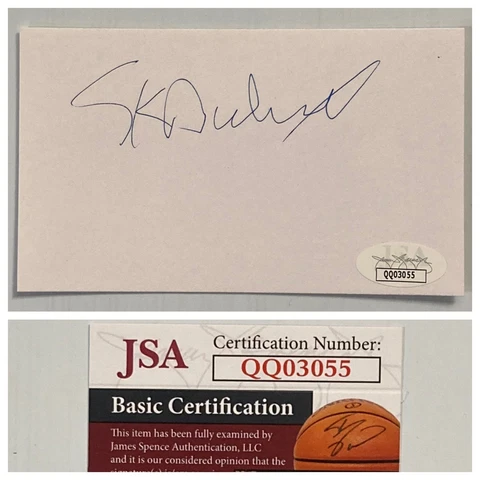 Atari Chuck E Cheese Founder Nolan Bushnell Signed Autograph 3x5 Index Card JSA Cover