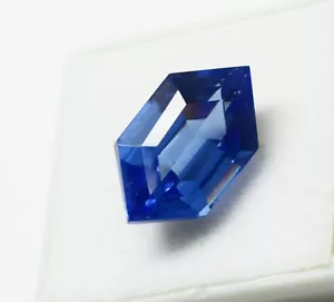 Natural Unheated Faceted Blue Tanzanite 11.20 CT Approx. Beautiful Hexagonal Cut - Picture 1 of 10