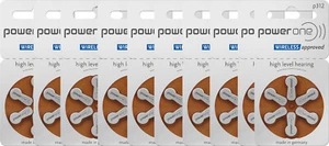 60x Batterie per apparecchi acustici Varta Power One 312 (blister 10x6) PR41 Braun 1,45V - Foto 1 di 6