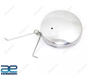 Fuel Tank Cap Steel Chrome Plated Fits For Royal Enfield Early Model AEs - Picture 1 of 6
