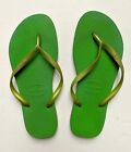 Havaianas Slim Green Flip Flop Sandals Unisex 37-38 / USA 6/ Eur 39/0