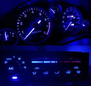 Blue Cluster / Climate Control LED Bulb Combo kit for Mazda Miata MX-5 1990-1997 - Picture 1 of 3