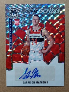 2019-20 Panini Mosaic Garrison Mathews Rookie Scripts Auto #RS-GMT Wizards - Bild 1 von 3