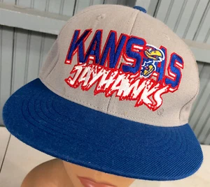 Kansas Jayhawks NCAA New Era Snapback Baseball Cap Hat - Picture 1 of 6