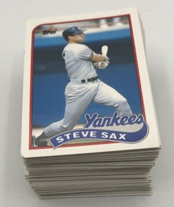LOT (120) 1989 Topps TRADED Baseball Cards Commons NMT-MT - Picture 1 of 1