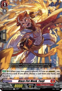 x4 Blaze Fist Monk, Tenji - D-BT03/063EN - C CFV M/NM - Picture 1 of 1