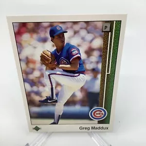 1989 Upper Deck Greg Maddux Chicago Cubs #241 Centered - Picture 1 of 3