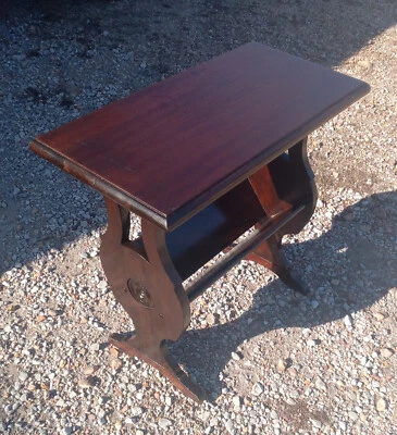 Mahogany Bookshelf Table / End Table  (BST-45) - Image 1 of 4