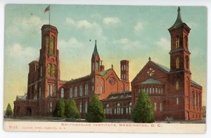 Antigua postal Washington DC Smithsonian Mica Brillo Indiviso Espalda Sin Publicar - Imagen 1 de 2