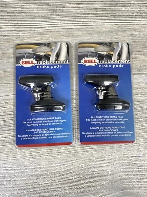 Juego de 2 pastillas de freno de repuesto para campana para bicicleta Foto 1 de 2