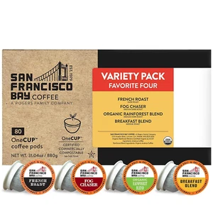 San Francisco Bay Kompostierbare Kaffeepads Original Variety Pack 80 Ct - Bild 1 von 6