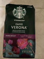 Starbucks Caffe Verona Dark Roast Ground Coffee 12 oz Exp. 11/16/2024