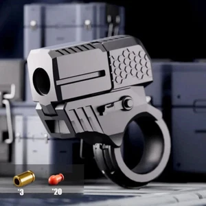 Anello Fidget Pieghevole Metallo EDC Filatore Mano Giocattoli Adulti Pistola Lega Decompressione - Foto 1 di 13