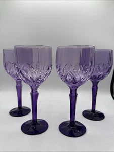 Waterford Brookside Marquis Pflaume Wasser Weingläser 8 1/2" 4er Set - Bild 1 von 24