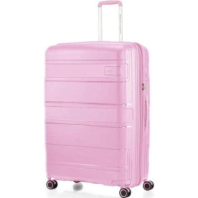 American Tourister Light Max Large 82cm Hardside Suitcase Fresh Pink 48200 - image 1 of 4