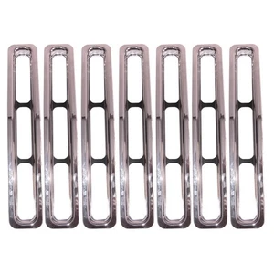 Insertos de rejilla de cresta resistentes cromados para Jeep® Wrangler YJ 87-95 tratados UV 11306. - Imagen 1 de 7