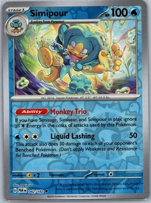 Simipour, SV04: Paradox Rift, 042/182, Uncommon - Image 1 of 2