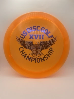 Innova Disc Golf 2015 Orange Champ Thunderbird 174g Fairway Driver Gold Holofoil - Image 1 of 4