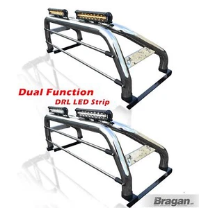 Überrollbügel + Lichtbalken x2 + LED x2 + Bremslicht x1 passend für Nissan Navara D40 05-16 - Bild 1 von 10