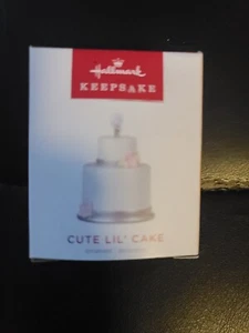 2022 CUTE LIL' CAKE Hallmark Keepsake "MINI" Ornament BRAND NEW IN BOX - Picture 1 of 6