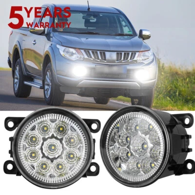 Par de luces antiniebla LED para parachoques delantero para Mitsubishi Mirage 2017-2020 kit de luces de conducción Foto 1 de 4