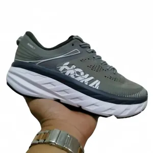Mens Womens Hoka One One Bondi 7 Running Shoes GYM Sports Sneaker Trainers Yoga - Picture 1 of 17