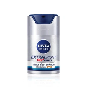 NIVEA MEN Extra Bright 10x Effect Serum Sunscreen SPF50 PA+++ UV Protection 50ml - Picture 1 of 6
