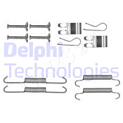 Kit de accesorios de zapatas de freno de estacionamiento DELPHI para LAND ROVER Freelander 2 06-14 Foto 1 de 1