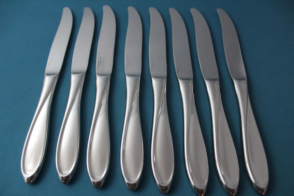 8 Dinner Knives Hollow Yamazaki Patrick ESCAPADE Stainless Japan 9" - Image 1 of 4