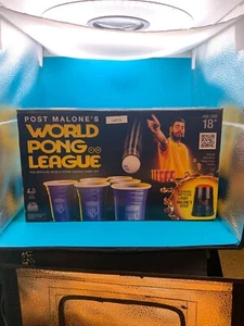Post Malone’s World Pong League Game Set W/ Electric Shot Clock - Picture 1 of 7