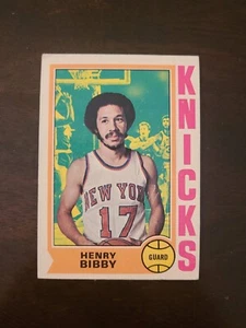 1974-75 Topps Henry Bibby #16 New York Knicks GD - Picture 1 of 2